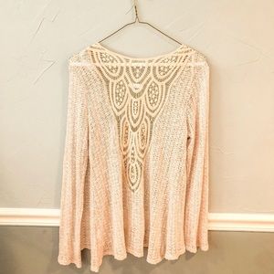 Super Soft Small peachy tan cardigan